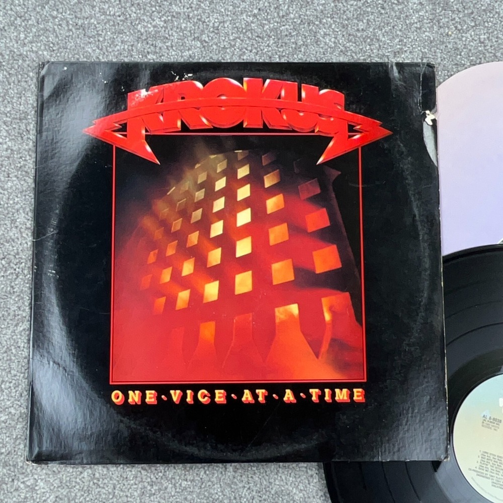 Krokus One Vice At A Time LP Vinyl Record Album Arista AL8-8038 1982 Original